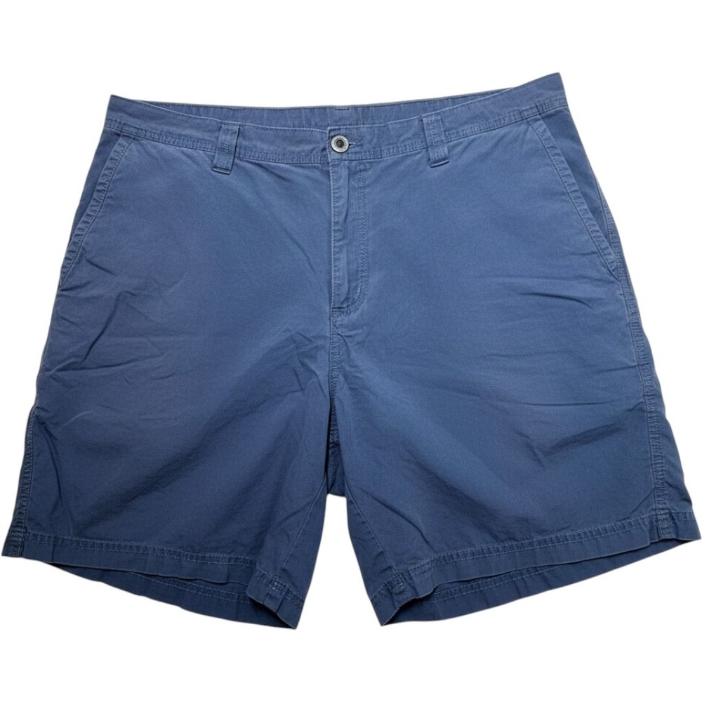 Columbia Shorts Mens 42 Blue Outdoor Hiking Casual Chino 10 Inch